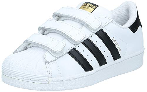 adidas Superstar Foundation CF C, Zapatillas para Niños, Blanco (Footwear White/Core Black/Footwear White 0), 35 EU