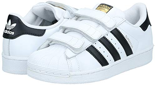 adidas Superstar Foundation CF C, Zapatillas para Niños, Blanco (Footwear White/Core Black/Footwear White 0), 35 EU