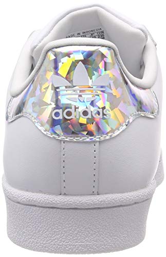 adidas Superstar J Zapatillas de Gimnasia Unisex Niños, Blanco (Ftwr White/Ftwr White/Ftwr White Ftwr White/Ftwr White/Ftwr White), 37 1/3 EU