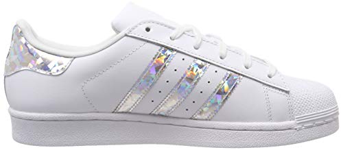 adidas Superstar J Zapatillas de Gimnasia Unisex Niños, Blanco (Ftwr White/Ftwr White/Ftwr White Ftwr White/Ftwr White/Ftwr White), 37 1/3 EU