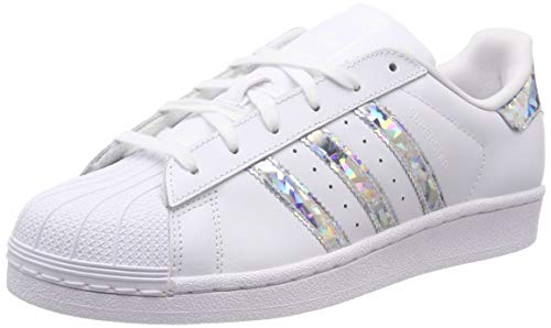 adidas Superstar J Zapatillas de Gimnasia Unisex Niños, Blanco (Ftwr White/Ftwr White/Ftwr White Ftwr White/Ftwr White/Ftwr White), 37 1/3 EU