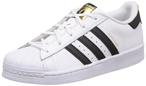 adidas Superstar, Zapatillas de Baloncesto Unisex Niños, Blanco (Footwear White/Core Black/Footwear White 0), 32 EU