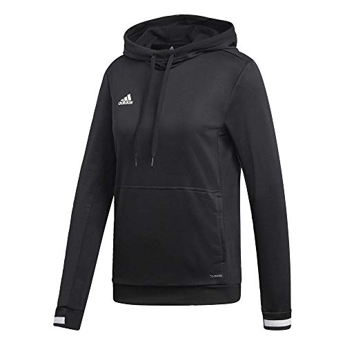 Adidas T19 Hoody W Sudadera, Mujer, Black/White, XL