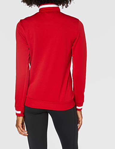 adidas T19 TRK JKT W Chaqueta de Deporte, Mujer, Power Red/White, S