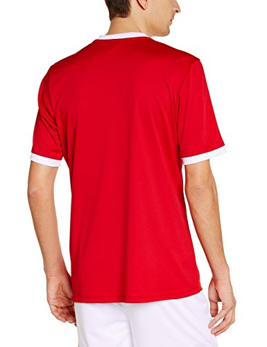 adidas Tabe 14 JSY - Camiseta para hombre, color rojo brillante / blanco, talla 164