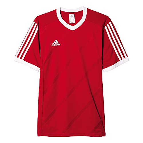 adidas Tabe 14 JSY - Camiseta para hombre, color rojo brillante / blanco, talla 164