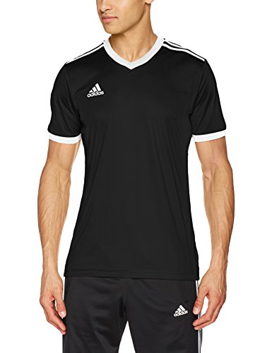 adidas TABELA 18 JSY Camiseta de Manga Corta, Hombre, Black/White, L