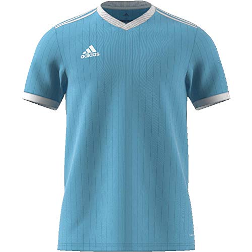 adidas TABELA 18 JSY T-Shirt, Hombre, Clear Blue/White, M