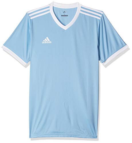 adidas TABELA 18 JSY T-Shirt, Hombre, Clear Blue/White, M