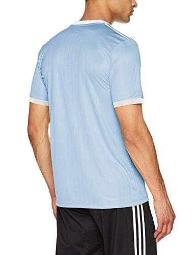 adidas TABELA 18 JSY T-Shirt, Hombre, Clear Blue/White, M