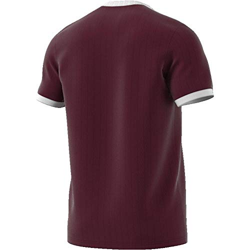 Adidas TABELA 18 JSY T-shirt, Hombre, Maroon/ White, M