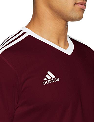 Adidas TABELA 18 JSY T-shirt, Hombre, Maroon/ White, M