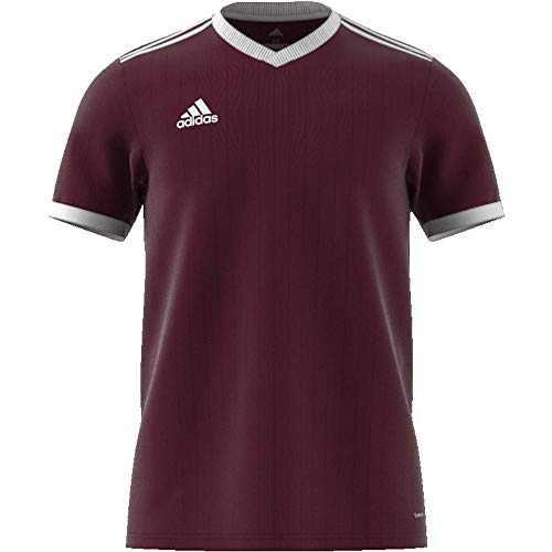 Adidas TABELA 18 JSY T-shirt, Hombre, Maroon/ White, M