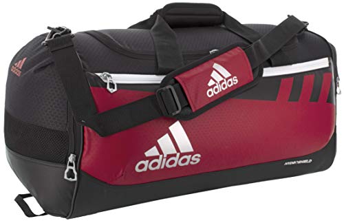 adidas Team Issue Duffel Bag, Power Red/Black, Small
