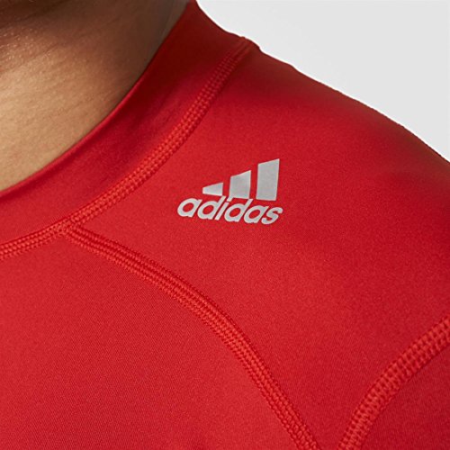 adidas Techfit Base Longsleeve Camiseta Interior, Hombre, Rojo (Rojpot), 2XL
