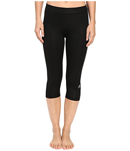 adidas Techfit Capris Mallas, Mujer, Multicolor (Negro/Plamat), S