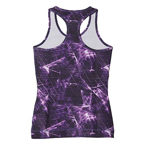 adidas Techfit Solid Camiseta, Mujer, Morado (Puruni/Neguti), M