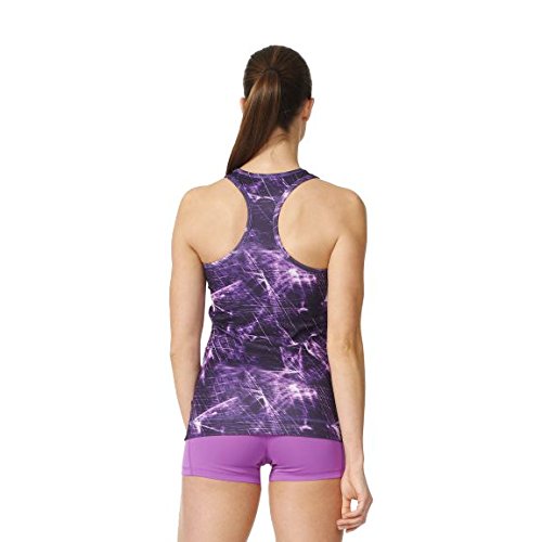 adidas Techfit Solid Camiseta, Mujer, Morado (Puruni/Neguti), M