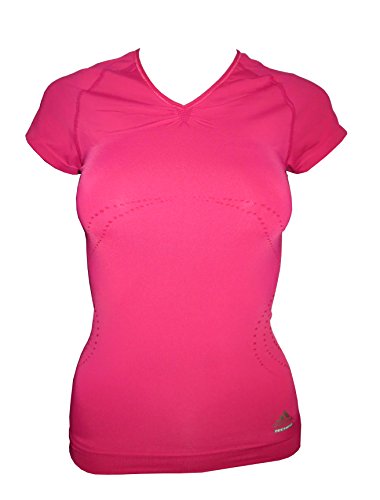 adidas Techfit TF SL HC – Camiseta de Mujer Camiseta de Running Fitness Camiseta, Color Rosa, Talla S