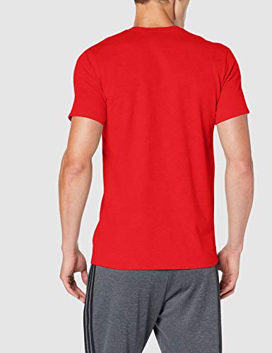 adidas Tiro 17 tee Camiseta, Hombre, Rojo (Escarl/Negro/Blanco), XL