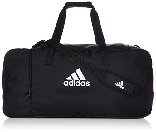 adidas Tiro DU L - Bolsa de deporte, Unisex Adulto, Negro/Blanco, 70 x 32 x 32 cm