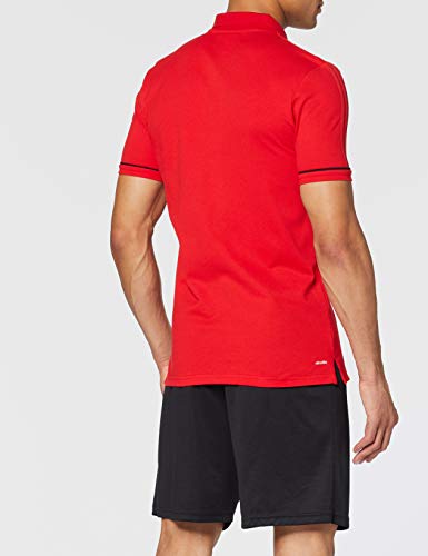 adidas Tiro17 Cotton Polo, Hombre, Rojo (Escarl/Negro/Blanco), M