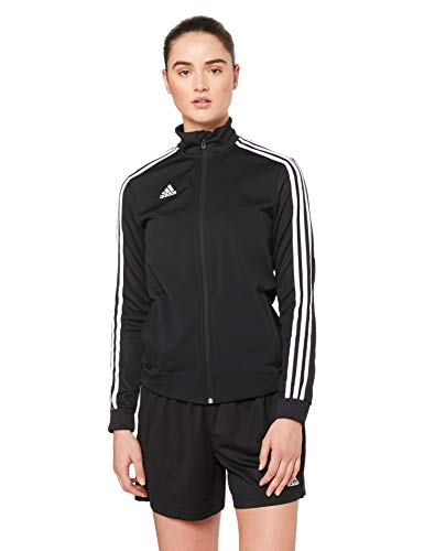 adidas TIRO19 TR JKTW Chaqueta de Deporte, Mujer, Black/Black/White, L