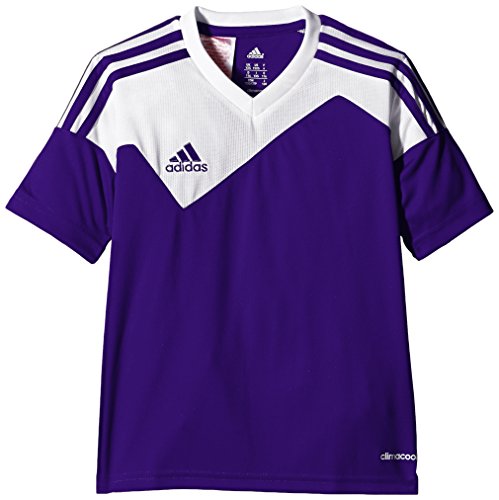 adidas Toque13 Trikot 1/4 Arm Camiseta, Hombre, Morado/Blanco, 140