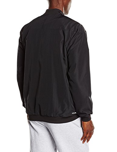 adidas Trainingsjacke Clima Base 3-Streifen Sudadera, Hombre, Negro-Negro, Medium