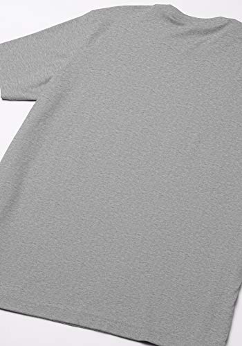 adidas Trefoil Essential tee Camiseta de Manga Corta, Hombre, Gris (Medium Grey Heather), M