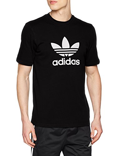 adidas Trefoil T-Shirt T-Shirt, Hombre, Black, L