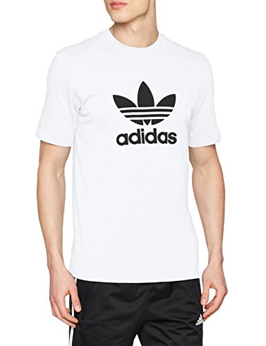 adidas Trefoil T-Shirt T-Shirt, Hombre, White, M