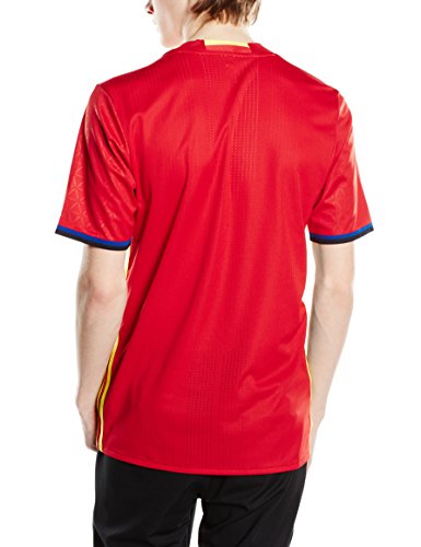 adidas UEFA Euro 2016 Spain Home Authentic Player Camiseta, Hombre, Rojo/Amarillo/Azul, L