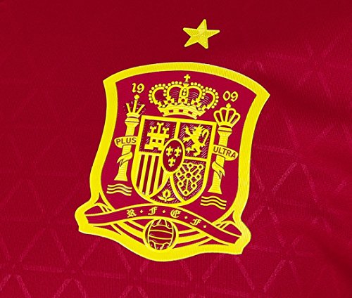 adidas UEFA Euro 2016 Spain Home Authentic Player Camiseta, Hombre, Rojo/Amarillo/Azul, L