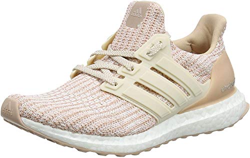 adidas Ultraboost W, Zapatillas de Running para Mujer, Gris (Ash Pearl S18/Linen/Clear Orange), 41 1/3 EU