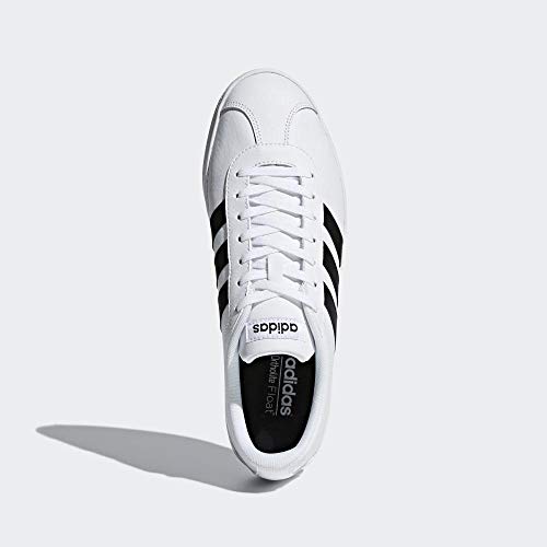 Adidas VL Court 2.0, Zapatillas para Hombre, Blanco (Footwear White/Core Black/Core Black 0), 44 EU