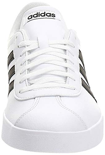 Adidas VL Court 2.0, Zapatillas para Hombre, Blanco (Footwear White/Core Black/Core Black 0), 44 EU