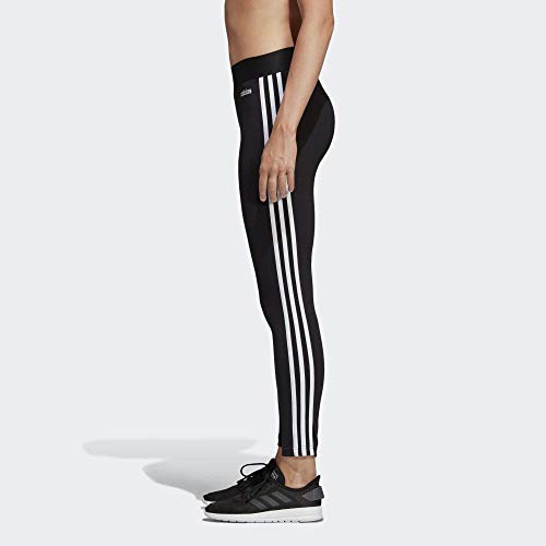 adidas W E 3s Tight - Mallas, Mujer, Black/White, S