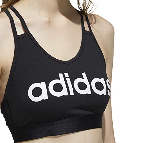 adidas W E BT Sujetador de Deporte, Mujer, Black/White, S