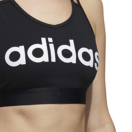 adidas W E BT Sujetador de Deporte, Mujer, Black/White, S