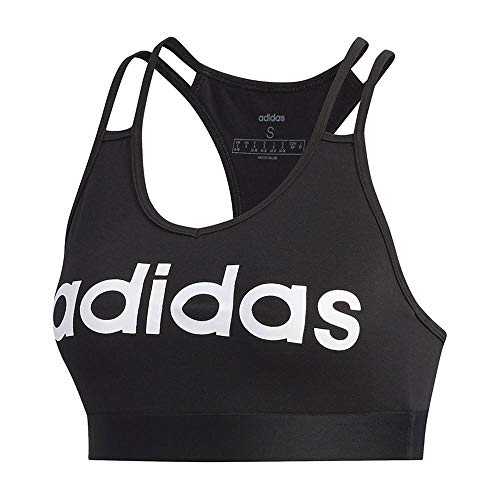 adidas W E BT Sujetador de Deporte, Mujer, Black/White, S