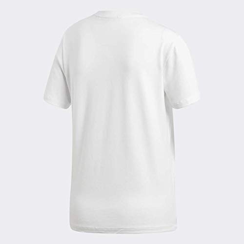 adidas Women's Trefoil Tee, White/Black, XL