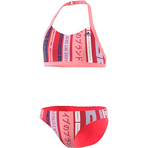 adidas Ya Bikini Bikini, Unisex niños, Rosglo/Indtec, 164 (13/14 años)