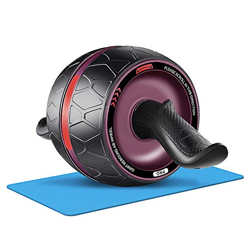 Afloia AB Roller Wheel AB Ruedas de Ejercicio para Abdominales, con Rodilleras Gruesas, Rueda de Fitness para Fortalecer el Vientre para Entrenamientos básicos