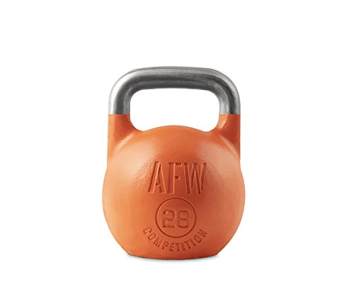 AFW Competition Kettlebell, Pesa Rusa, Adultos Unisex, Naranja, 28 kg