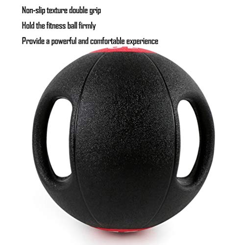 AGYH Pelota Medicinal Balón De Medicina Binaural, Bola De Fitness, Bola De Estiramiento De Gravedad, Equipo De Entrenamiento De Boxeo En Sentadillas para Levantamiento De Pesas, 3 Kg-10 Kg Opcional