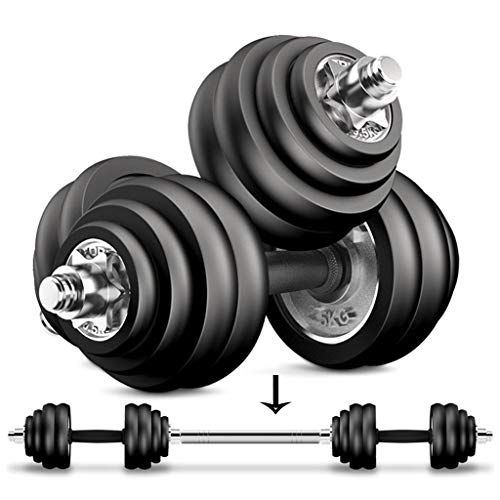 AILI Mancuerna Mancuernas Dumbbell Dumbbells Electrochapada con Mancuernas Set Mancuernas Ajustables Peso Set Barra Conector for Gimnasio en casa Entrenamiento de Culturismo Mancuernas Dumbbells