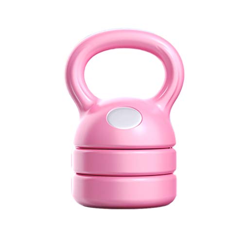 Ailj Pesas Rusas Juego De Pesas Ajustables 5-12 LB Home Fitness Kettlebell Ajustable para Equipos De Entrenamiento De Fuerza Y Levantamiento De Pesas (Color : Pink, Size : 26 * 14.5cm)