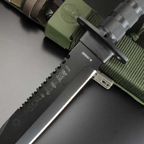 AITOR 16016. Cuchillo supervivencia Aitor Jungle King I - Negro