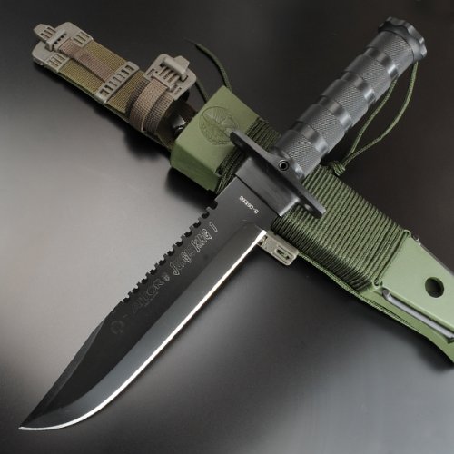 AITOR 16016. Cuchillo supervivencia Aitor Jungle King I - Negro